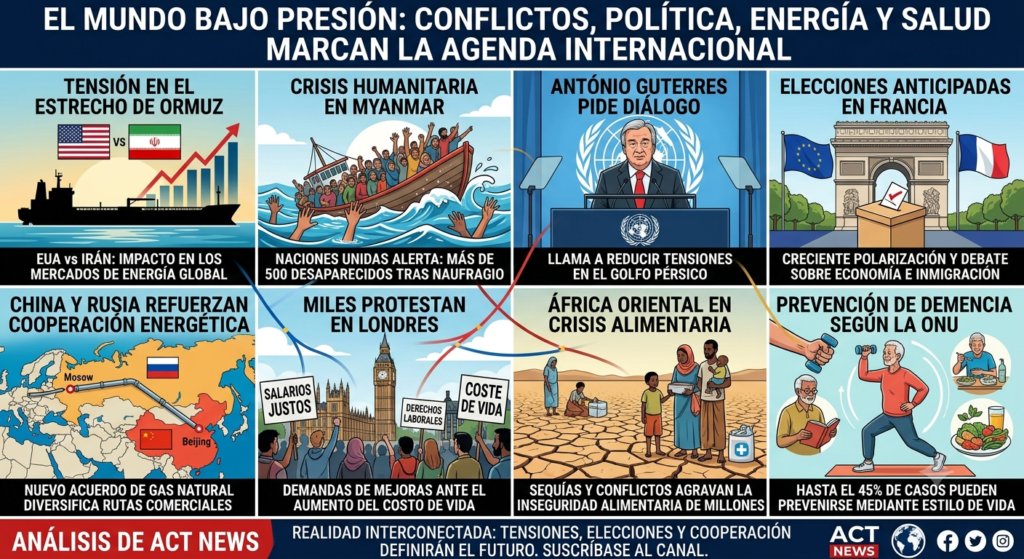 El Mundo Bajo Presión Conflictos, Política, Energía y Salud Marcan la Agenda Internacional