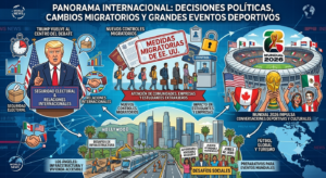 Trump Amplía Agenda Política Mientras Migración, Mundial 2026 y Economía Mantienen la Atención Global.