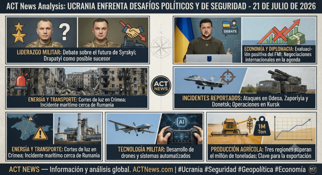 Ucrania enfrenta nuevos desafíos políticos y de seguridad mientras aumentan las tensiones regionales