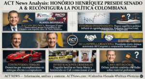 Honorio Henríquez asume la presidencia del Senado y redefine el equilibrio político en Colombia.