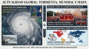 Clima, política y economía internacional marcan la agenda global.
