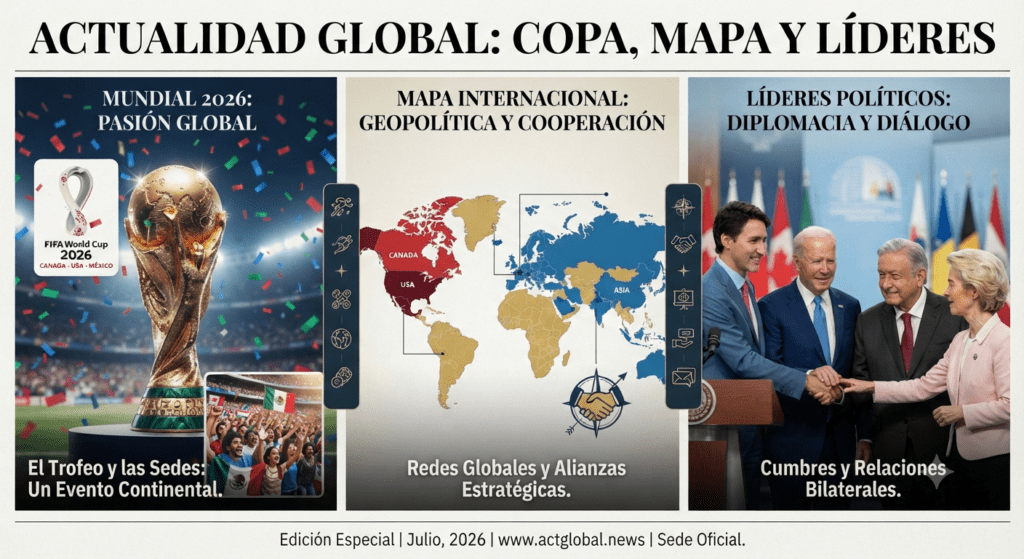 Política, Mundial 2026 y seguridad internacional dominan la agenda global