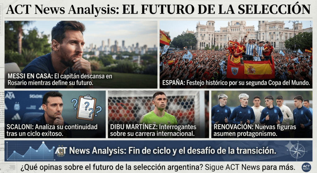 Messi regresa a Argentina mientras crece la incertidumbre sobre el futuro de la selección tras el Mundial 2026