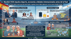 Mundial 2026 impulsa deporte, economía y debates internacionales antes de la final.
