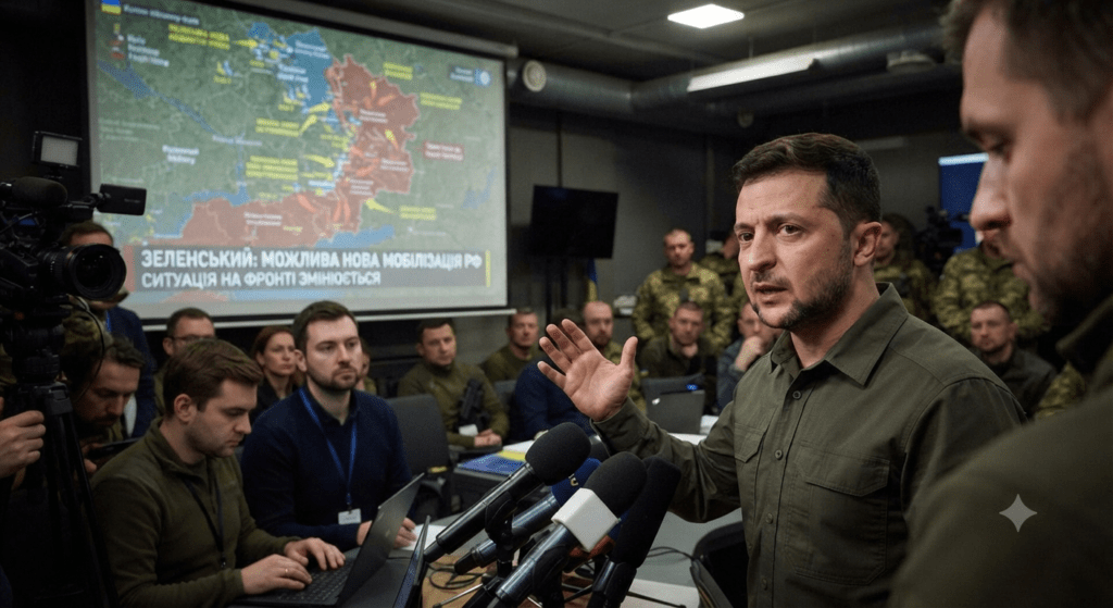 Zelensky alerta sobre posible nueva movilización rusa ante cambios en el escenario militar
