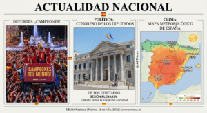 Política, Mundial 2026 y clima marcan la agenda de España.