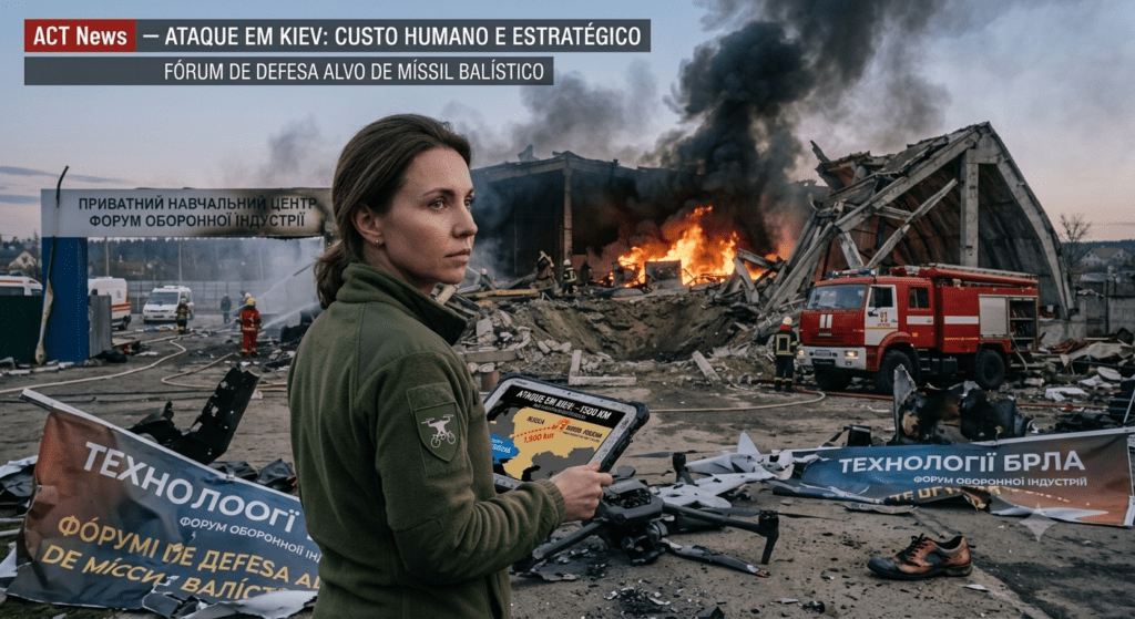 Ataque contra evento de defensa en Kiev deja víctimas y abre debate sobre seguridad