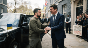 Zelensky llega al Reino Unido para reunirse con el nuevo primer ministro Andy Burnham