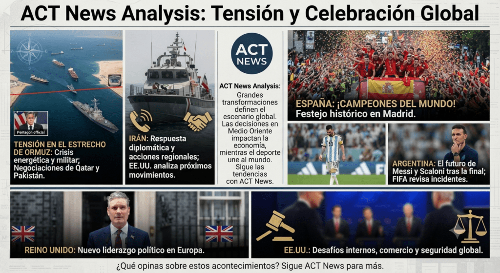 Tensión en Medio Oriente y celebración mundial: Irán, Trump y el nuevo escenario global tras el Mundial 2026