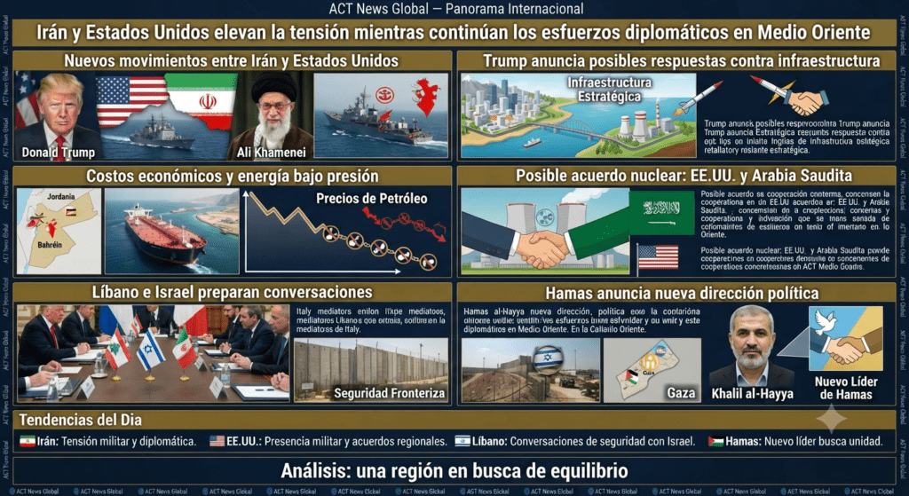 Tensiones globales aumentan mientras Ucrania reorganiza su liderazgo y Medio Oriente busca estabilidad