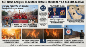 España celebra el Mundial 2026 mientras la política y la economía marcan la agenda global.