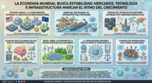 La Economía Mundial Busca Estabilidad: Mercados, Tecnología e Infraestructura Marcan el Ritmo del Crecimiento.