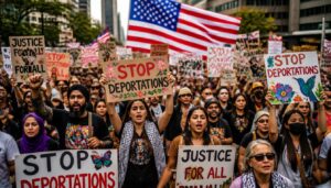 Protestas históricas contra deportaciones crecen en Estados Unidos