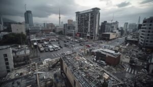 Explosión en centro comercial tras terremoto en Japón intensifica la emergencia